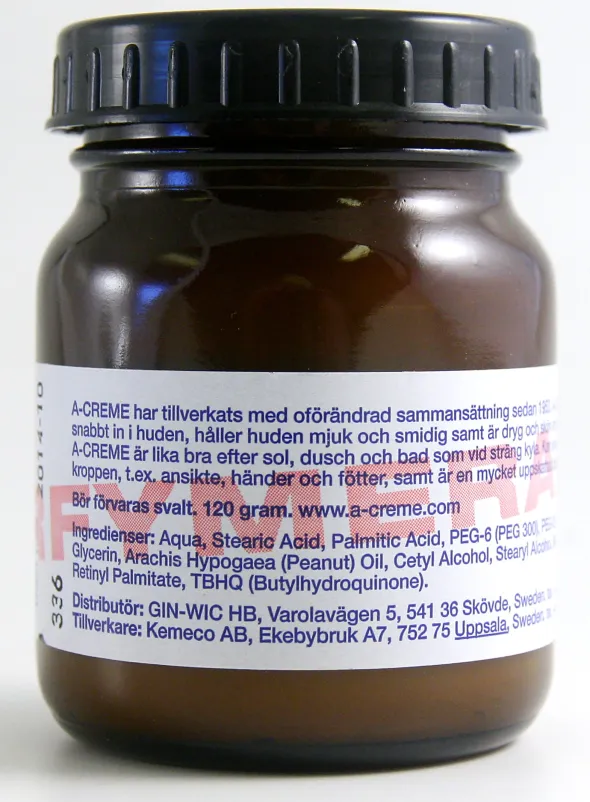A-creme Oparfymerad Original 120g