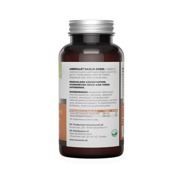 Active B12 + Folsyra 60 sugtabletter