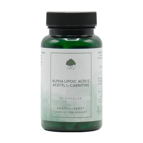 Alpha-Lipoic Acid & Acetyl L-Carnitine 60 kapslar