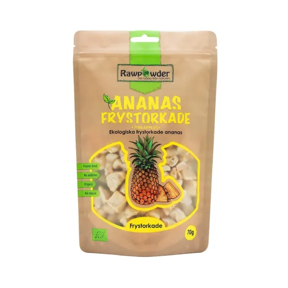 Ananas Frystorkade 70g