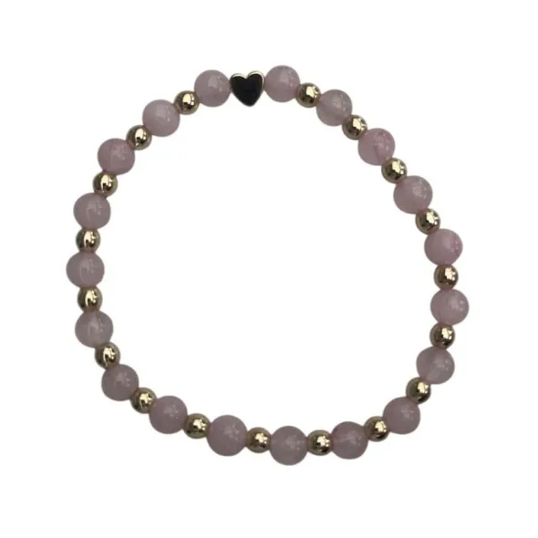 Armband Rosa Kalcedon 6mm
