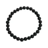 Armband Svart Obsidian 6mm