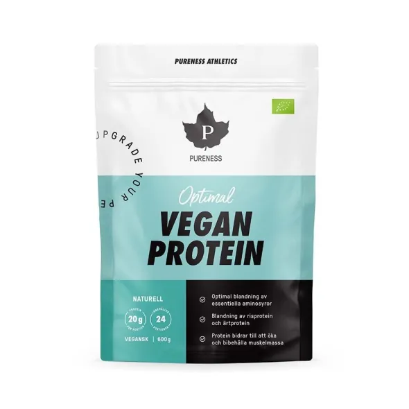Athletics Optimal Vegan Protein Ekologisk Naturell 600g