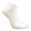 Bambustrumpa kortskaft 3-pack vit 43/45