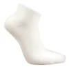 Bambustrumpa kortskaft 3-pack vit 37/39