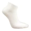 Bambustrumpa kortskaft 3-pack vit