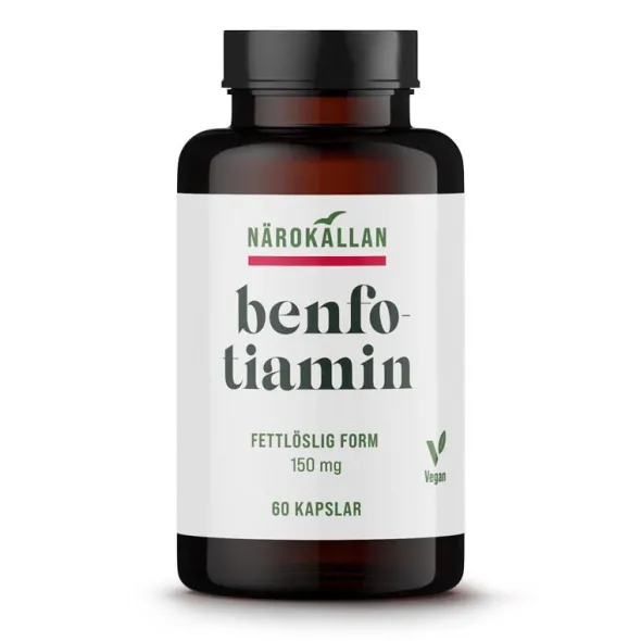 Benfotiamin 150mg 60 kapslar