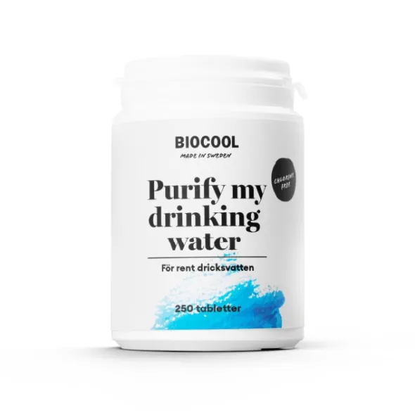Biocool Purify my drinking water 250 tabletter
