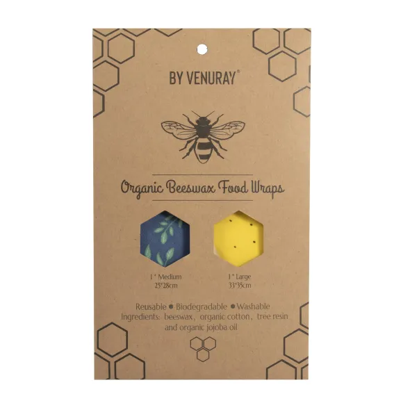 Bivaxduk Blommor & Citron 2-pack