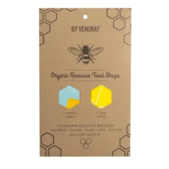 Bivaxduk Citron & Mönster 2-pack