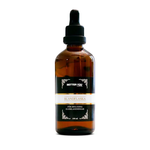 Blandflaska med pipettlock för oljor 100ml