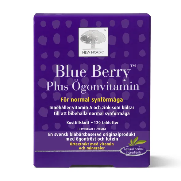 Blue Berry Plus Ögonvitamin 120 tabletter