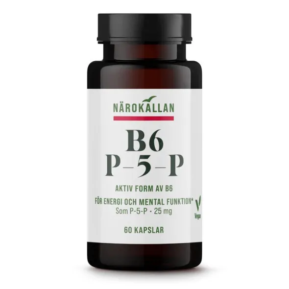 B6 P5P 25 mg 60 kapslar