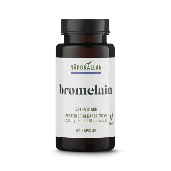 Bromelain 600 GDU 60 kapslar