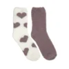 Chenillestrumpa Mauve 36/40 2-pack