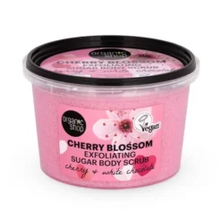 Cherry Blossom exfoliating sugar body scrub 250ml