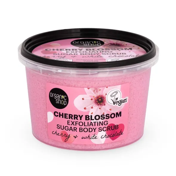 Cherry Blossom exfoliating sugar body scrub 250ml