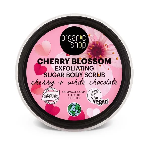 Cherry Blossom exfoliating sugar body scrub 250ml