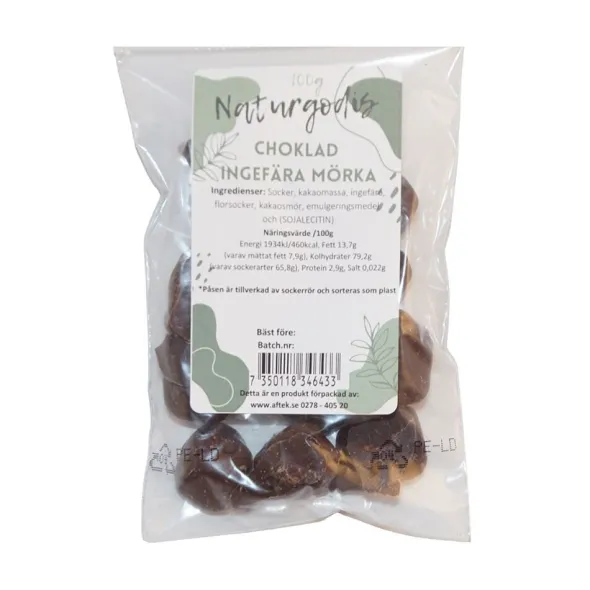 Choklad Ingefära Mörk 100g