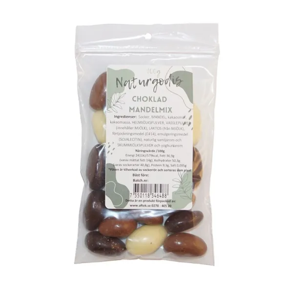 Choklad Mandelmix 100g