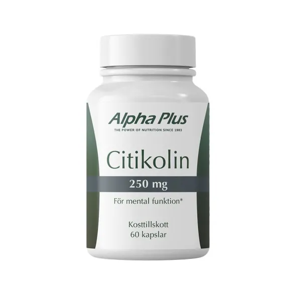 Citikolin 250 mg 60 kapslar
