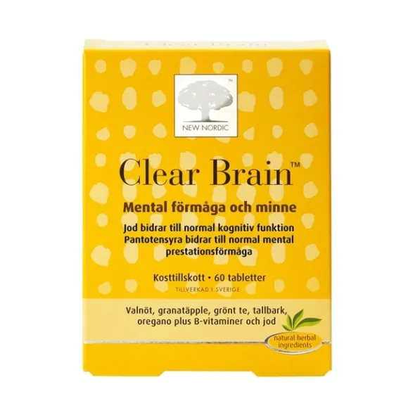 Clear Brain 60 tabletter