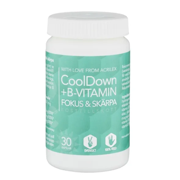 CoolDown + B-vitamin 30 kapslar