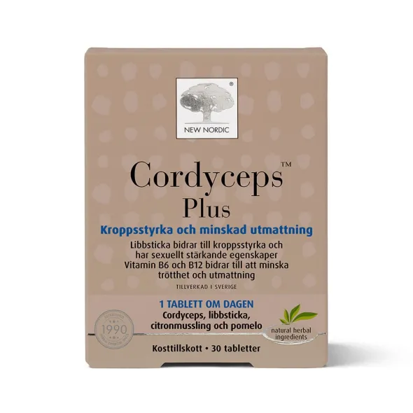 Cordyceps Plus 30 tabletter