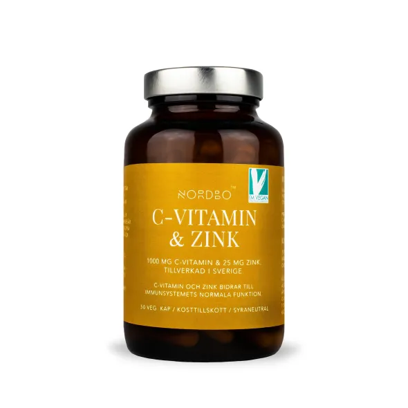 C-vitamin & Zink 50 kapslar