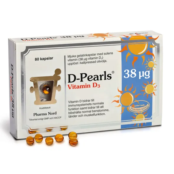 D3-Pearls 1520IE 80 kapslar