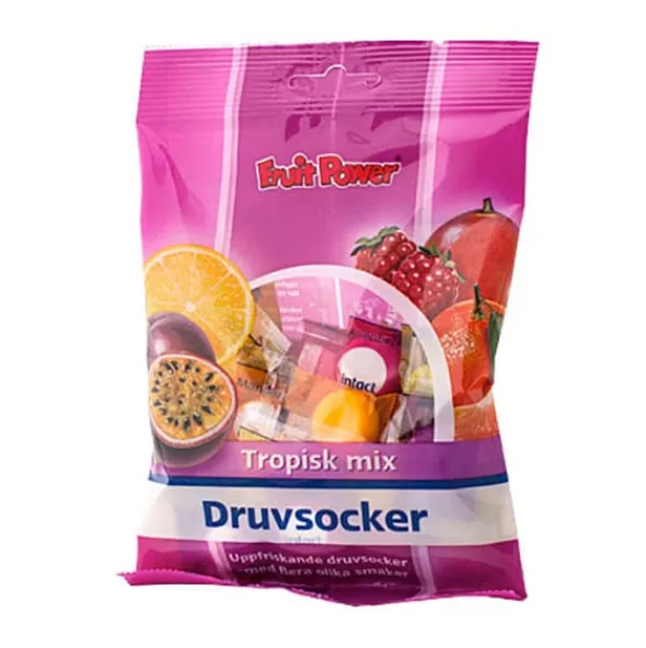 Druvsocker tropisk-mix påse 75g