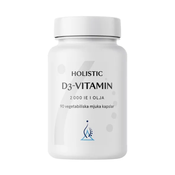 D3-vitamin 2000 i olja 90 kapslar