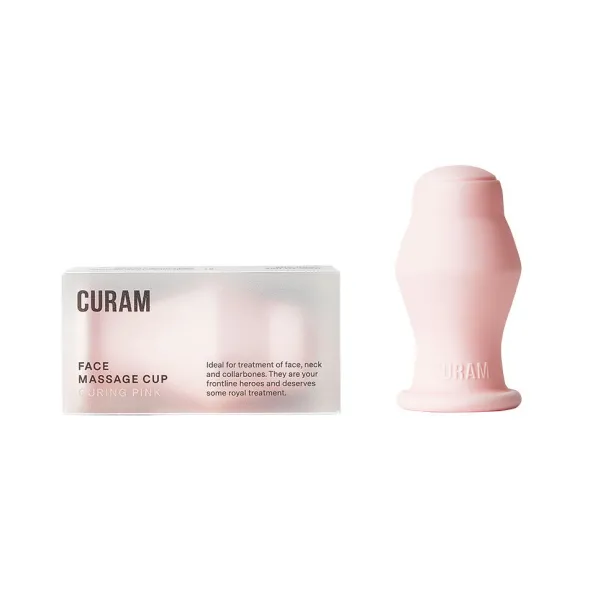 Face Massage Cup Curing Pink