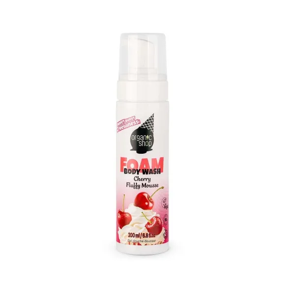Foam Body Wash Cherry Fluffy Mousse 200ml