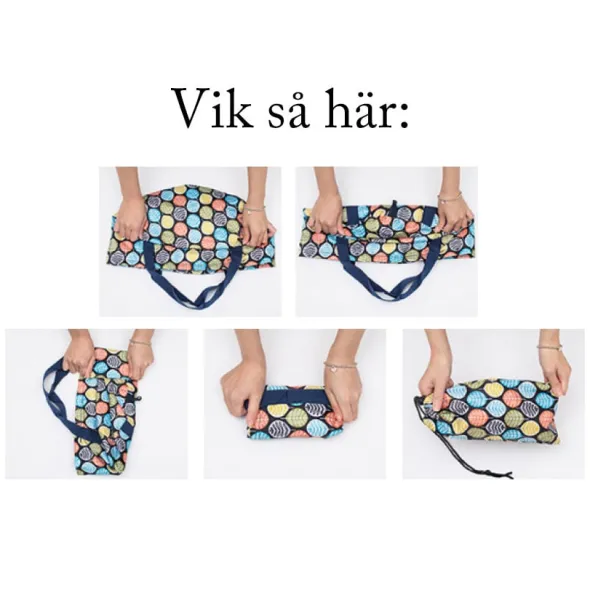 Fotbad Vikbart Mörkblå Lama