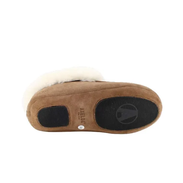 Fårskinnstofflor Dam Beige/Vit 38