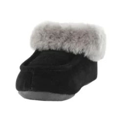 Fårskinnstofflor Dam & Herr Svart/Grå 44