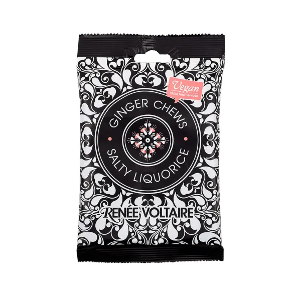 Ginger Chews Saltlakrits 84g