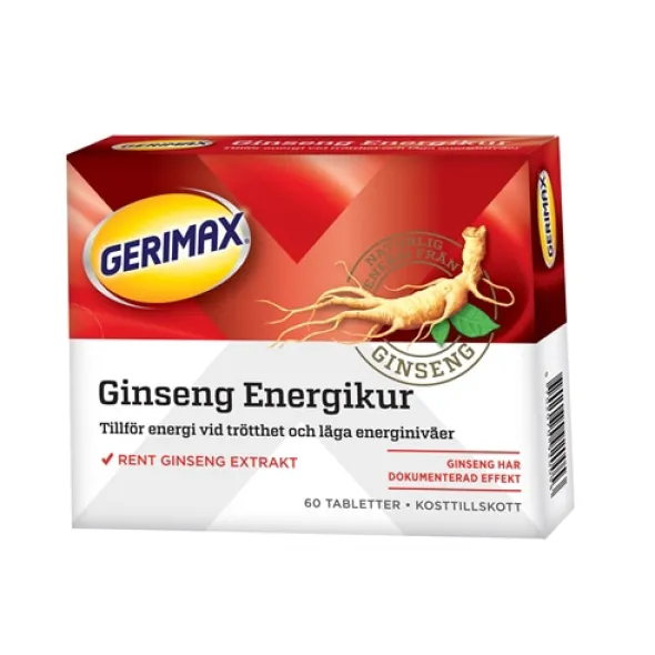 Ginseng Energikur 60 tabletter