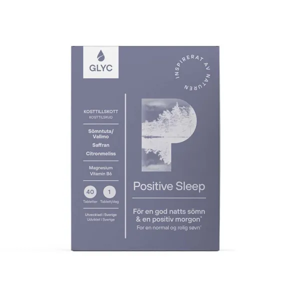 Glyc Positive Sleep 40 tabletter