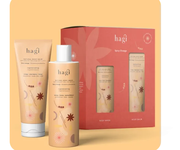 Hagi Giftset Spicy Orange Wash Gel + Body Balm