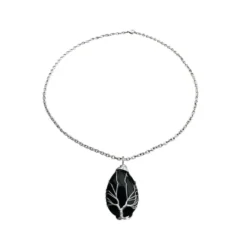 Halsband Livets Träd Svart Onyx