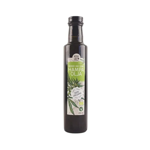 Hampaolja kallpressad raw 250ml