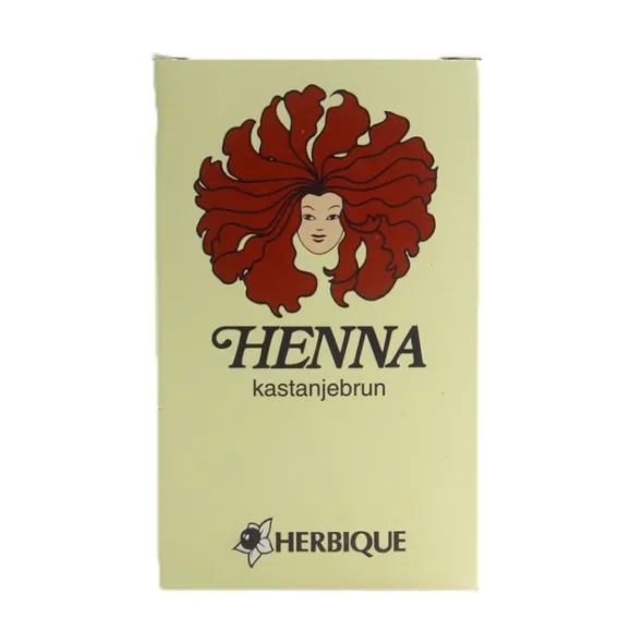 Henna pulver kastanjebrun 125g