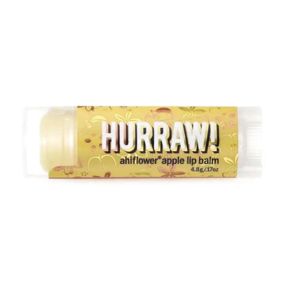 Hurraw Lip Balm Ahiflower Apple 4,8g