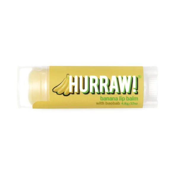 Hurraw Lip Balm Banana 4,8g