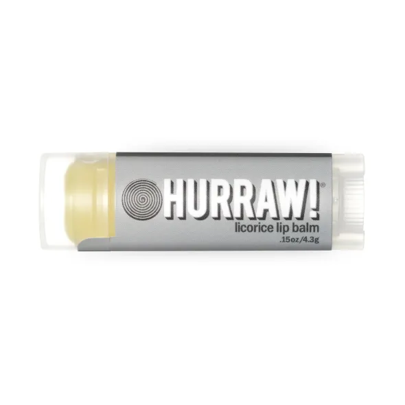 Hurraw Lip Balm Licorice 4,8g