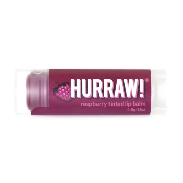 Hurraw Lip Balm Raspberry Tinted 4,8g
