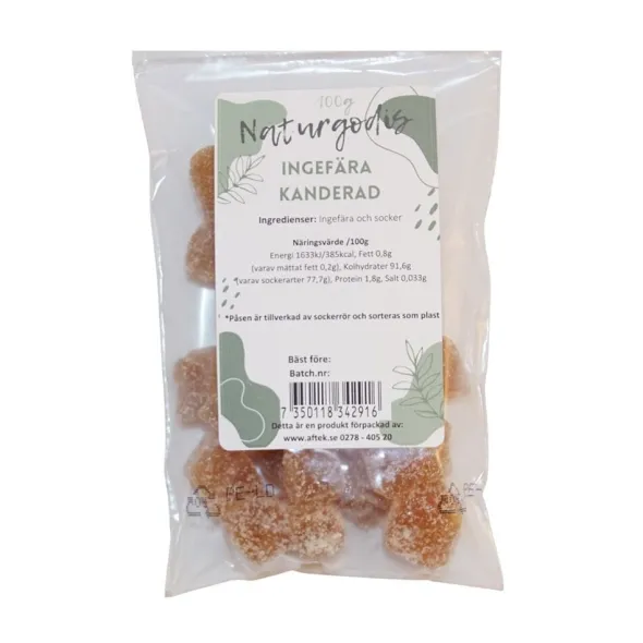 Ingefära Kanderad 100g