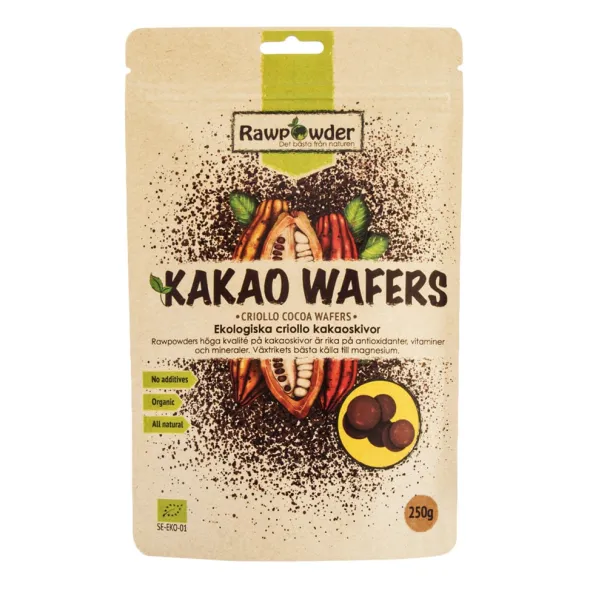 Kakao skivor 100% Criollo 250g